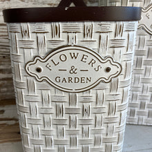 Load image into Gallery viewer, Basket Weave Hanging Buckets