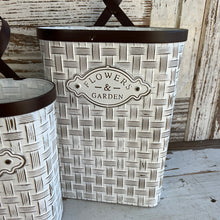 Load image into Gallery viewer, Basket Weave Hanging Buckets