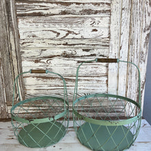 Load image into Gallery viewer, Robins Egg Wire Basket Set