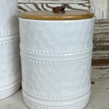 Load image into Gallery viewer, White Canister Set With Lids