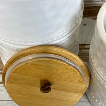 Load image into Gallery viewer, White Canister Set With Lids