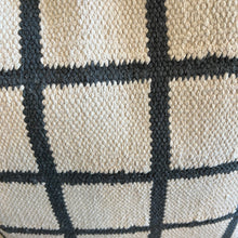 Load image into Gallery viewer, 20" Chalk & Carbon Stripe Pillow