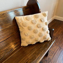 Load image into Gallery viewer, Natural Dot Pillow