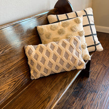 Load image into Gallery viewer, Neutral Diamond Pillow