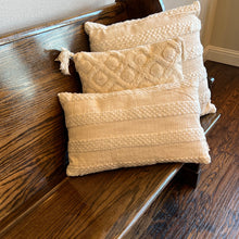 Load image into Gallery viewer, Natural Stripe Pillow