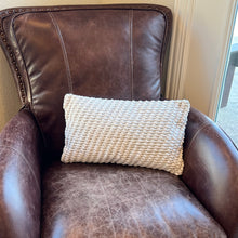 Load image into Gallery viewer, Grey Durrie Pillow