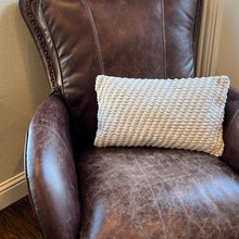 Load image into Gallery viewer, Grey Durrie Pillow