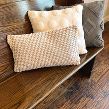 Load image into Gallery viewer, Grey Durrie Pillow