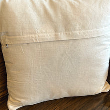 Load image into Gallery viewer, 20&quot; Tan &amp; White Stripe Pillow
