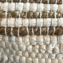 Load image into Gallery viewer, 20" Tan & White Stripe Pillow