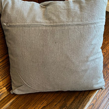 Load image into Gallery viewer, 20" Grey Diamond Pattern Pillow