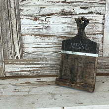 Load image into Gallery viewer, Wooden Menu Holder