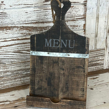 Load image into Gallery viewer, Wooden Menu Holder