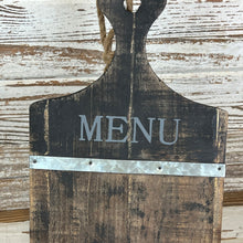Load image into Gallery viewer, Wooden Menu Holder