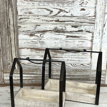 Load image into Gallery viewer, Modern Architectural Wooden Trays With Handles