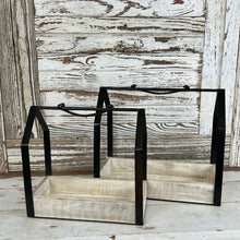 Load image into Gallery viewer, Modern Architectural Wooden Trays With Handles