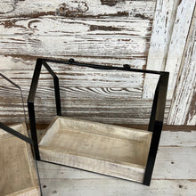 Load image into Gallery viewer, Modern Architectural Wooden Trays With Handles