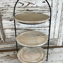 Load image into Gallery viewer, Modern Farmhouse Three Tier Wooden Riser