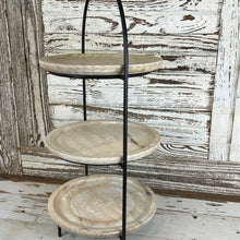 Load image into Gallery viewer, Modern Farmhouse Three Tier Wooden Riser