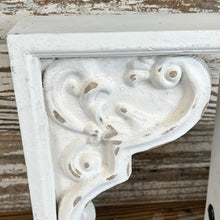 Load image into Gallery viewer, Rustic White Wooden Corbel