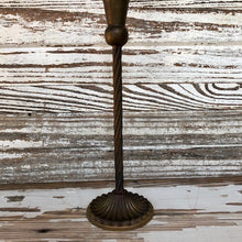 Load image into Gallery viewer, Spindletop Antique Brass Candle Holder
