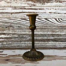 Load image into Gallery viewer, Spindletop Antique Brass Candle Holder