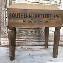 Load image into Gallery viewer, Bottle Crate Foot Stool