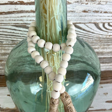 Load image into Gallery viewer, White Beaded Garland With Tassels
