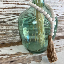 Load image into Gallery viewer, White Beaded Loop Garland
