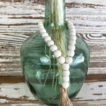 Load image into Gallery viewer, White Beaded Loop Garland