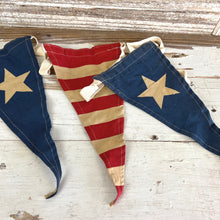 Load image into Gallery viewer, Patriotic Pennant Banner