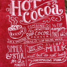 Load image into Gallery viewer, Old Fashioned Hot Cocoa Kitchen Towel