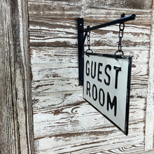 Load image into Gallery viewer, Guest Room Tin Hanger Sign