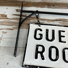 Load image into Gallery viewer, Guest Room Tin Hanger Sign