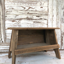 Load image into Gallery viewer, Wooden Rectangle Stool