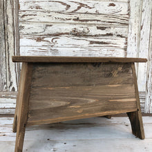 Load image into Gallery viewer, Wooden Rectangle Stool