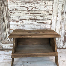 Load image into Gallery viewer, Wooden Rectangle Stool