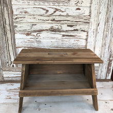 Load image into Gallery viewer, Wooden Rectangle Stool