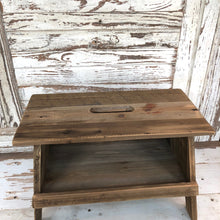 Load image into Gallery viewer, Wooden Rectangle Stool