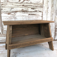 Load image into Gallery viewer, Wooden Rectangle Stool