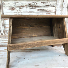 Load image into Gallery viewer, Wooden Rectangle Stool