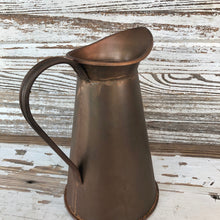 Load image into Gallery viewer, Vintage Inspired Copper Finish Pitcher