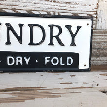 Load image into Gallery viewer, Metal Laundry Sign