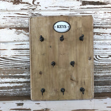 Load image into Gallery viewer, Key Hook Board
