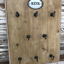 Load image into Gallery viewer, Key Hook Board