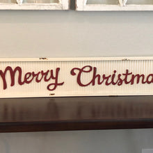 Load image into Gallery viewer, Corrugated Metal Merry Christmas Sign