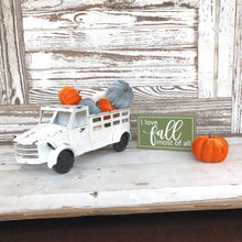 Load image into Gallery viewer, White Vintage Truck