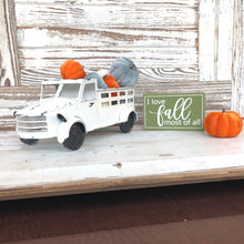 Load image into Gallery viewer, White Vintage Truck