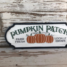 Load image into Gallery viewer, Pumpkin Patch Wooden Sign