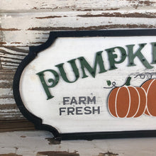 Load image into Gallery viewer, Pumpkin Patch Wooden Sign